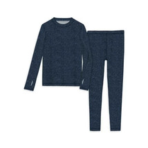 Athletic Works Boys Thermal Set Blue - Size XL (14-16) - £7.98 GBP