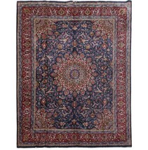 10x13 Authentic Hand-knotted Signed Kashmar Rug B-81126 - £1,604.49 GBP