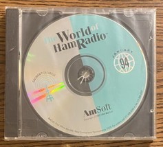 Vintage The World Of Ham Radio January 94 CD-ROM Callsign Database AmSoft - $18.69