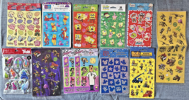 Lot of Assorted Kids TV Show/Movie Character Sticker Sheets 14 Pieces SKU - $39.99