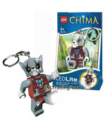 Year 2013 LEGO LGL-KE37 Legends of Chima - Wolf WORRIZ LED Lite Key Chai... - £19.61 GBP