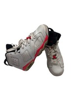 Nike Air Jordan 6 VI Retro GS BG White Infrared  384665-123 US Sz 7 Youth - £28.30 GBP