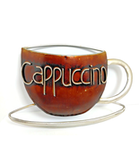 Cappuccino Espresso Coffee Mug / Cup Metal Tin Wall Art- Home Decor - Fa... - $16.50 CAD