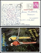 1963 US Postcard - Saint Petersburg, Florida to Monroe, Wisconsin T18 - $2.96