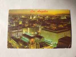 Vintage Postcard - Los Angeles Night Cityscape 1960s - Western Publishing - £11.99 GBP