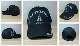 Official US Air Force Licensed Cap Space Force Logo w/ Shadow Black - $21.78