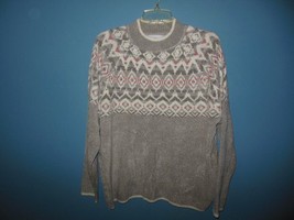 Ladies Alfred Dunner Fair Isle Patterned Sweater XLarge - £13.36 GBP