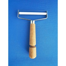 Vintage Cheese Slicer - 4&quot; wide w/Wood Handle - Roller Style - $12.86