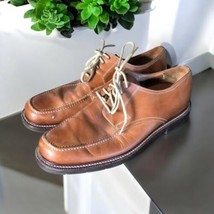 Johnston and Murphy Camel tan leather lace up shoes Men’s Size 10.5 - $36.68
