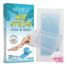 Wax Strips for Arms, Legs, Underarm Hair, Eyebrow, Bikini, Hair removal ... - £11.36 GBP