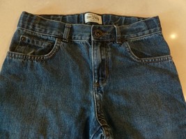 Est 1989 Place Jeans Unisex Size 10 Regular Bootcut Adjustable Waist Denim Blue - £9.40 GBP