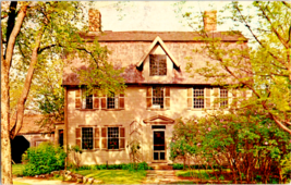 Postcard The Old Manse Concord  Massachusetts Build 1765 Posted 1950s - £4.58 GBP