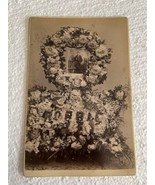 boy child’s funeral Robbie cabinet card gilded edges Late 1800’s Early 1... - $39.59