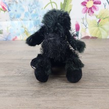 Ganz Webkinz Black Poodle Plush HM191 Dog Stuffed Animal No code - £6.15 GBP