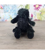 Ganz Webkinz Black Poodle Plush HM191 Dog Stuffed Animal No code - £5.82 GBP