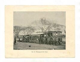 Philippines Railroad Train Philippine Islands 1900 Photogravure  - $17.82