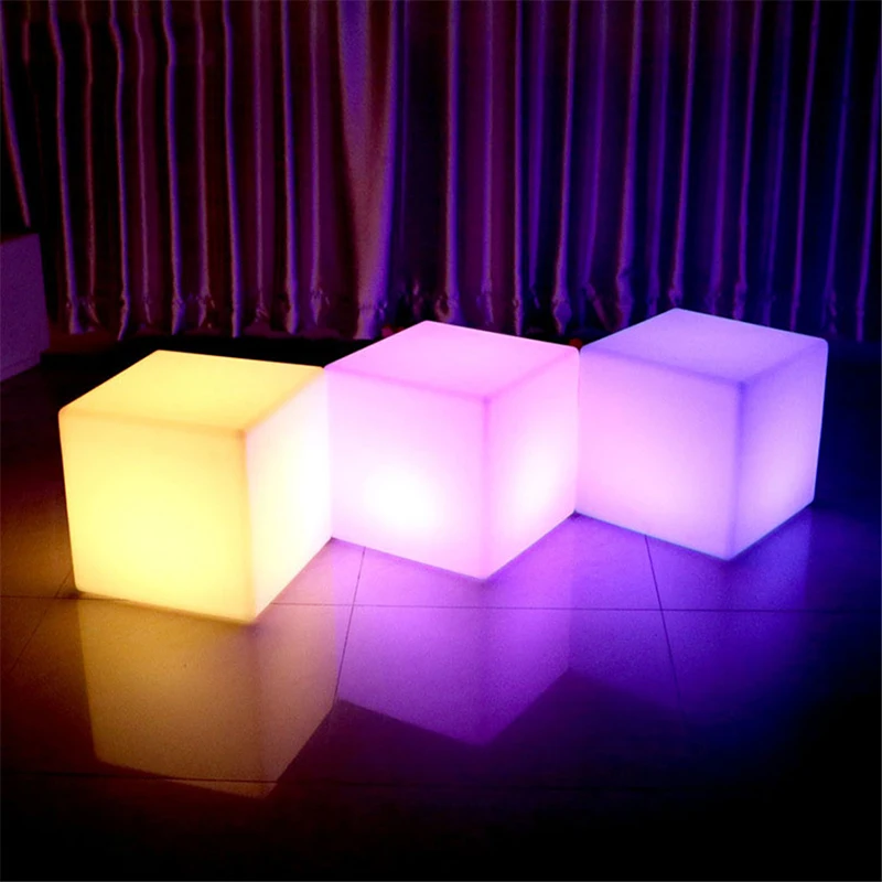 LED Cube Light scape Lighting Outdoor Garden Christmas Decoration Lawn Lamp Home - £169.33 GBP