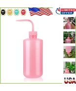 Versatile 500ml LDPE Wash Bottle - Pink Nozzle for Plants &amp; Laboratory Use - $245.43 MXN
