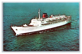 Eastern Steamship Lines Issued SS New Bahama Star Ship UNP Chrome Postca... - $2.92