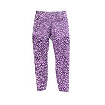 Fabletics Yoga Pants Leggings Violet Leopard Athleisure Womens Stretch 2... - £15.78 GBP