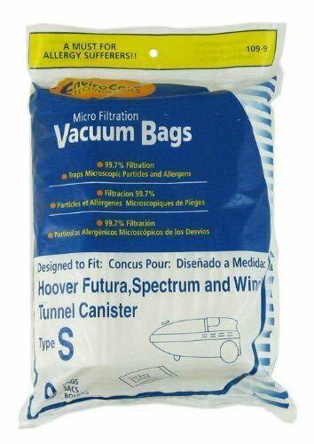 Primary image for Type S Hoover Vacuum Cleaner Replacement Bag (9 Pack)