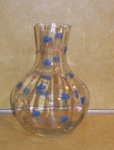 Vtg Hand Crafted Cut Glass Crystal Vase Romania Romanian Euro Art &amp; Craft Clover - £27.52 GBP