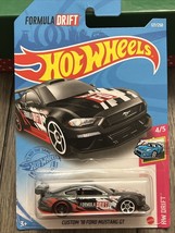 Hot Wheels Drift 4/5 Custom Black &#39;18 Ford Mustang GT 127/250 1:64 - £2.94 GBP