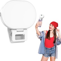Rechargeable Selfie Light - Clip-on LED Pocket Light for iPhone, Portable Makeup - £37.68 GBP