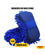 3 pcs Microfiber Chenille Car Wash Sponge – Soft Absorbent Cleaning Sponge - $33.69