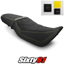 Honda Grom Seat Cover and Gel 2016-2020 Black Yellow Stitch Luimoto Tec-Grip - £211.50 GBP