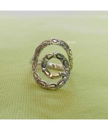 925 Sterling Silver Seed Of Life Ring/ Handmade Silver Ring/ Stacking Ri... - $47.99