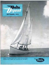 Delta Digest September 1955 Airline Employee Magazine  - £50.59 GBP