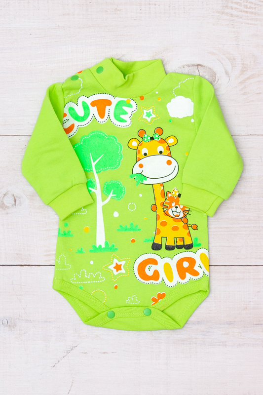 Bodysuit (infant girls), Winter,  Nosi svoe 9545-023-33-5 (salatovyj-zhy... - $11.46+