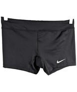 Nike Womens Tight Yoga Shorts Running Size M Medium Black 4 Inch Inseam ... - $29.75