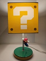 Nintendo Jumping Super Mario Bros Question Block Lamp Light - £30.54 GBP