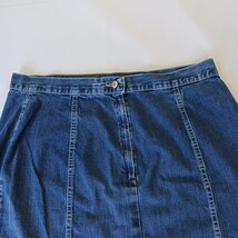 Venezia Jeans Women’s Blue Denim Mini Skirt Measured Waist 36" image 10