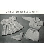 Vintage Baby Knit Crochet Wardrobe Carriage Set Shower Gifts Pattern 3-1... - £10.16 GBP