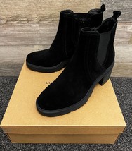 Lucky Brand Sodeti Black Suede Ankle Boots Womens Size 8.5 M ~ New! - £38.66 GBP