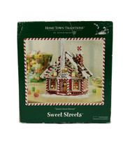 Sweet Streets Santa&#39;s Retreat Dept. 56 Gingerbread House Candy Christmas Village - £55.50 GBP