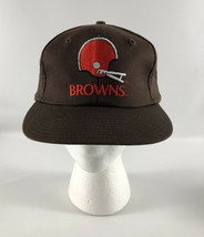 Cleveland Browns Starter (Eastport) Snapback Baseball Hat Brown Orange Helmet  - £31.06 GBP
