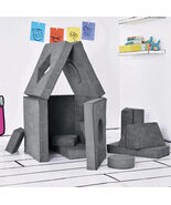 12 Piece Yourigami Kids/Toddler Play Couch Convertible Sofa Durable Foam... - $180.13