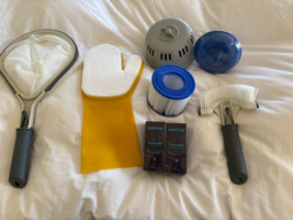 Heavy-Duty Spa, Hot Tub, Pond Cleaning &amp; Maintenance Set - $29.69