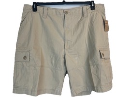 Men&#39;s Khaki Falls Creek Flatfront Cargo Short. Size 42. 100% Cotton. - $32.51 CAD