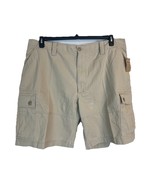 Men&#39;s Khaki Falls Creek Flatfront Cargo Short. Size 42. 100% Cotton. - $32.38 CAD