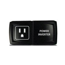 CH4x4 Rocker Switch V2 Power Inverter Symbol - Horizontal - Amber LED - £13.47 GBP