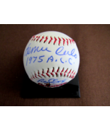 BERNIE CARBO 1975 A.L.C. BOSTON RED SOX SIGNED AUTO VINTAGE SPINNER BASE... - £47.33 GBP