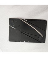 Credit Card Knife Folding Black gift portable compact - $8.91