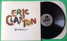 Eric Clapton Behind The Sun Lp Vinyl Vg++ Gf Cover Vg++ 1985 Duck Label W1 25166 - £27.20 GBP