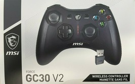MSI - ForceGC30V2 - Wireless Dual Vibration Gaming Controller - Black - £47.24 GBP