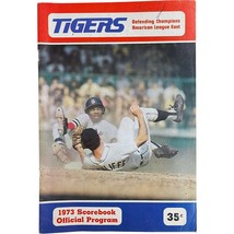 Detroit Tigers Baseball Vintage 1973 Scorebook and Official Program - £11.96 GBP